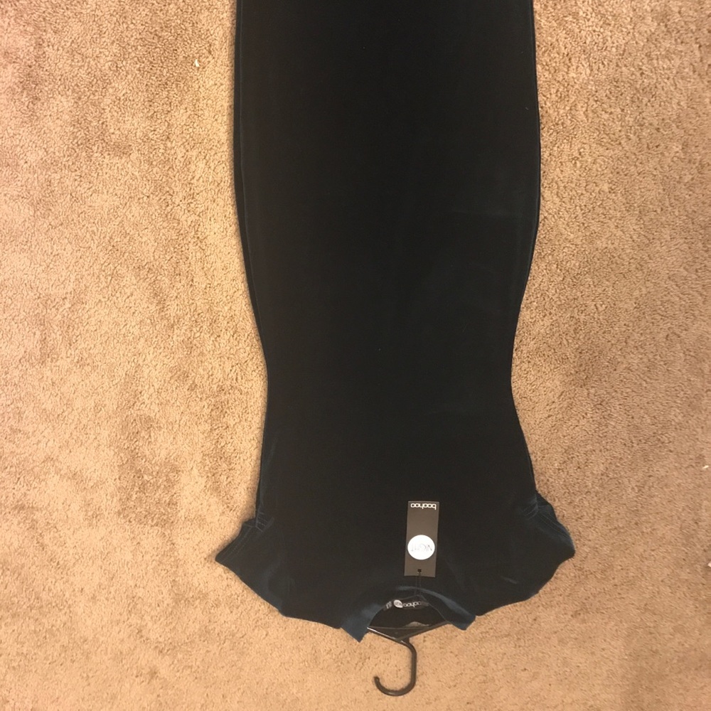 Perfect for winter velvet midi dress